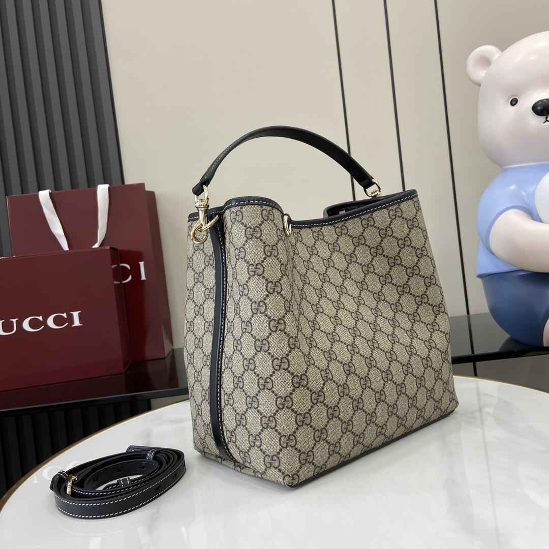 Gucci GG Emblem Small Shoulder Bag - FashionPlug