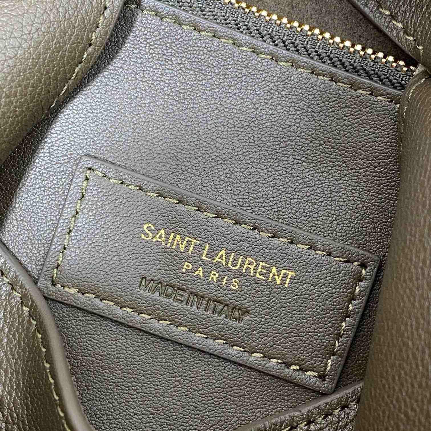 Saint Laurent LE 5 À 7 Supple Small In Grained Leather - FashionPlug