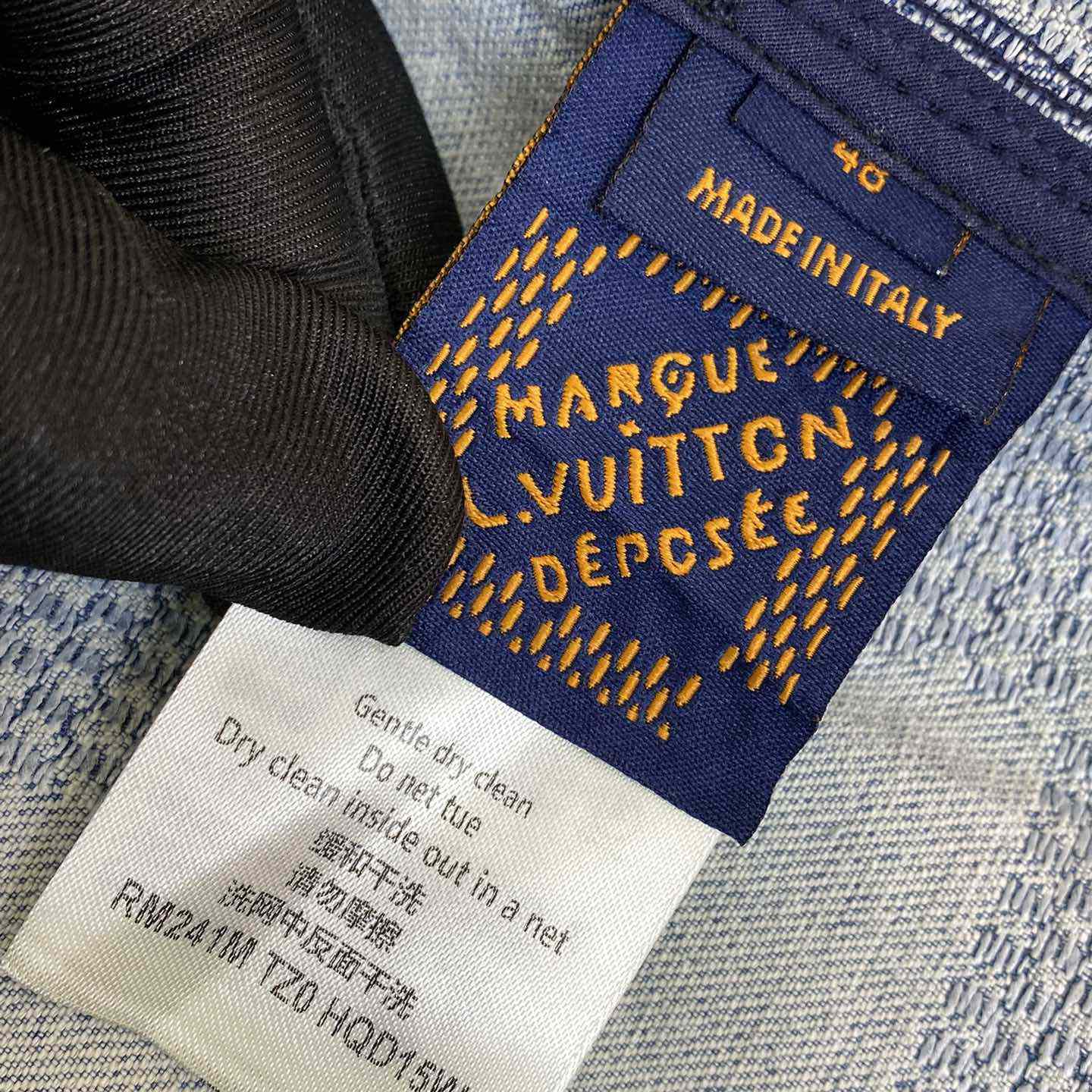 Louis Vuitton Damier Jean With Crystal - FashionPlug