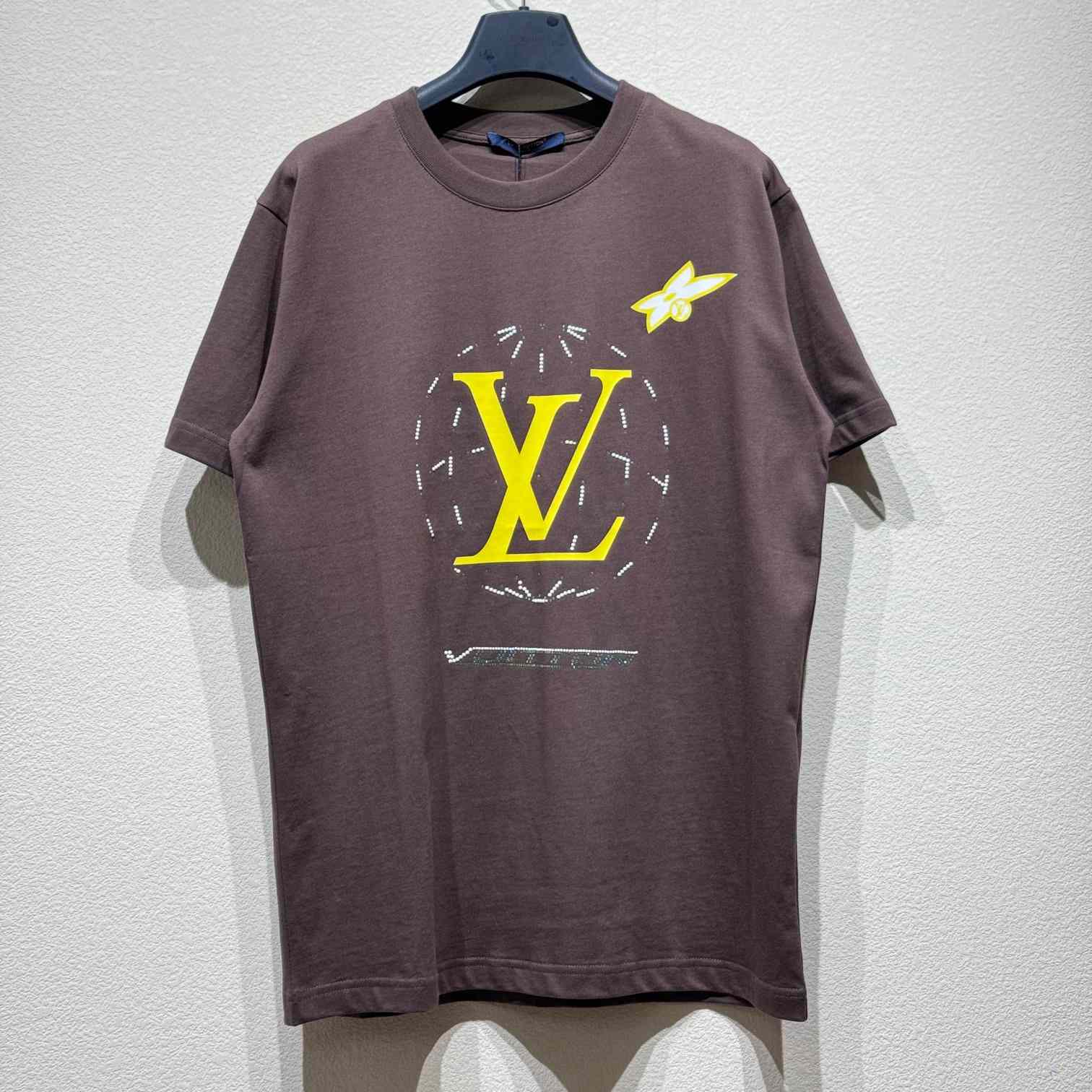 Louis Vuitton Washed Embellished Cotton T-Shirt   1AHCL3 - FashionPlug