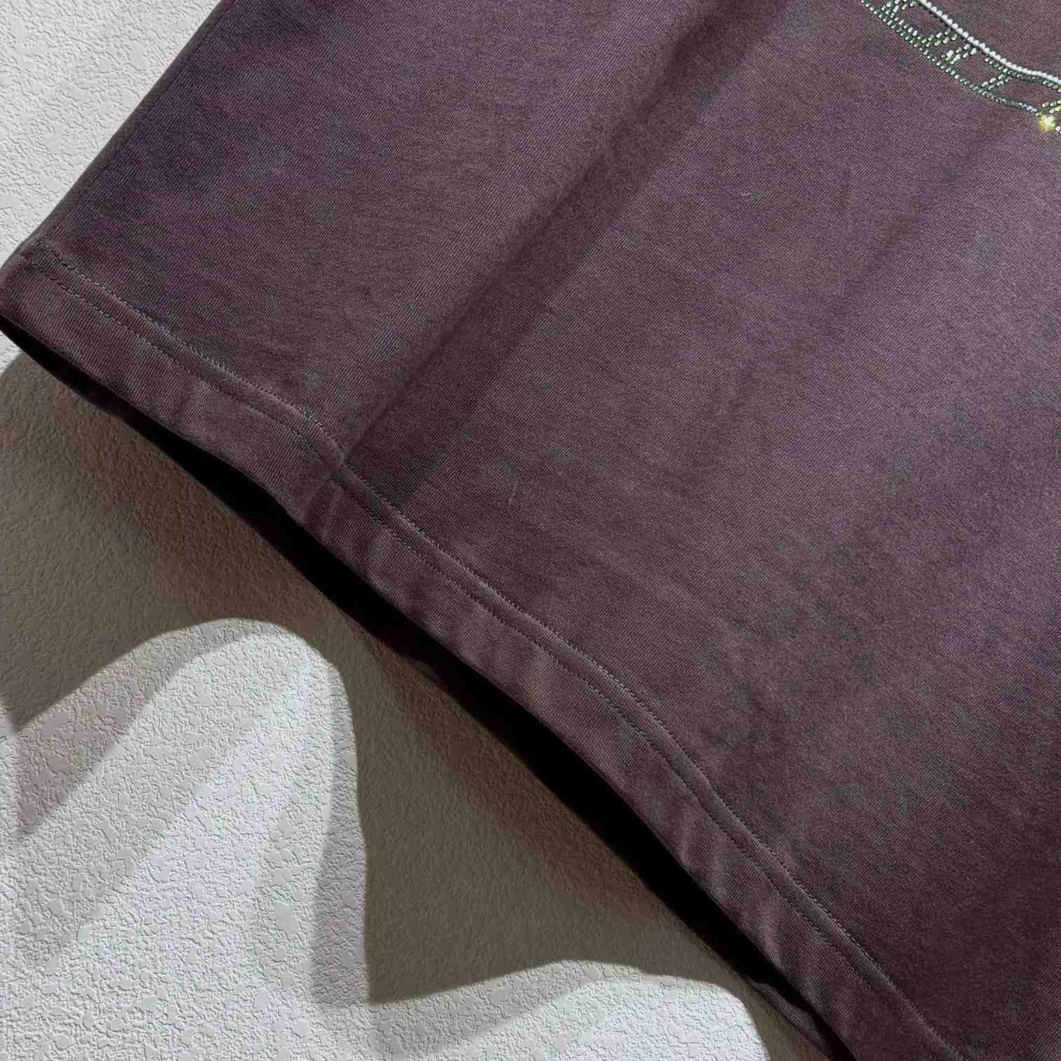 Louis Vuitton Washed Embellished Cotton T-Shirt   1AHCL3 - FashionPlug
