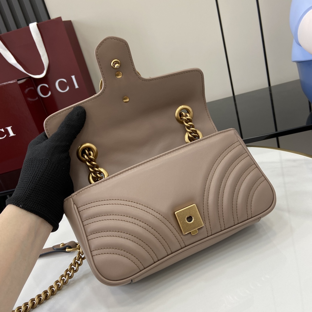 Gucci GG Marmont Mini Shoulder Bag - FashionPlug