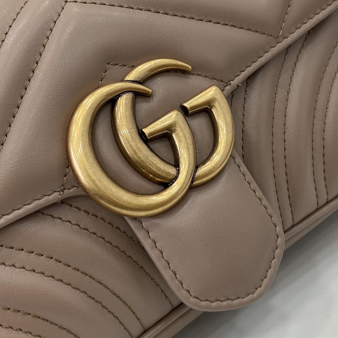 Gucci GG Marmont Mini Shoulder Bag - FashionPlug