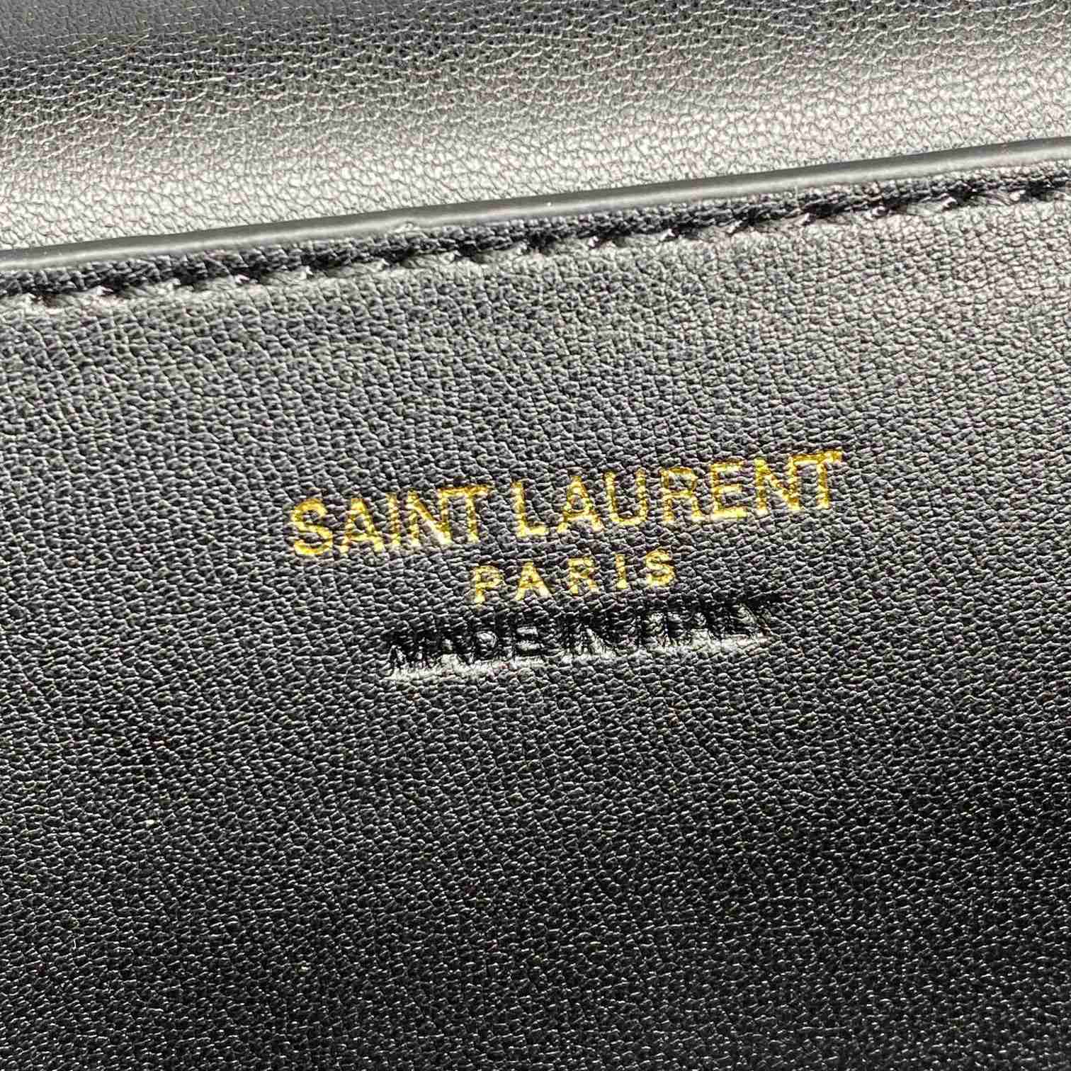 Saint Laurent Gaby Vanity Bag In Lambskin - FashionPlug