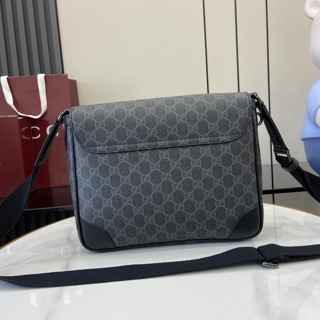 Gucci GG Emblem Medium Crossbody Bag - FashionPlug