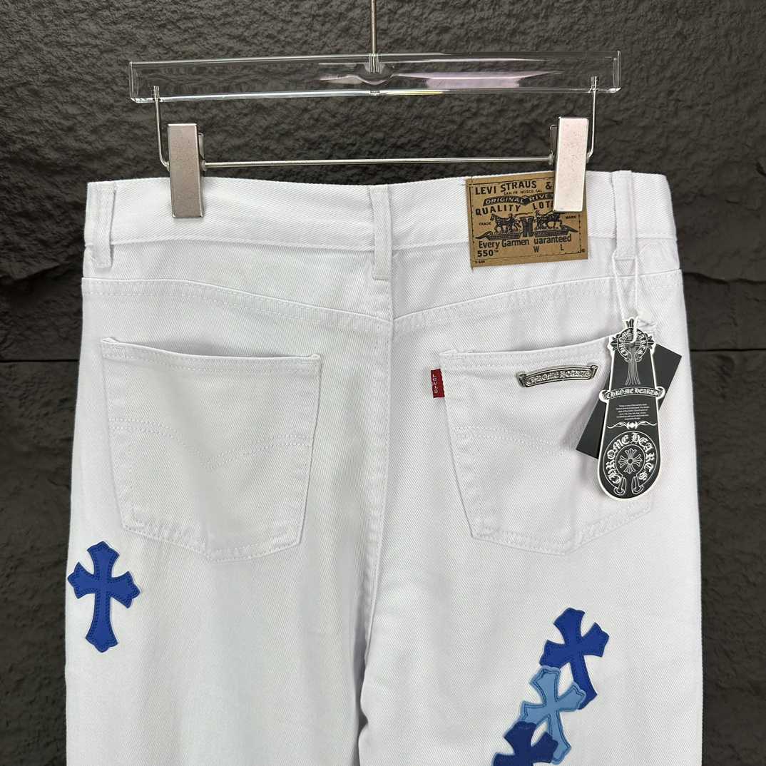 Chrome Hearts Straight Leg Jeans - FashionPlug