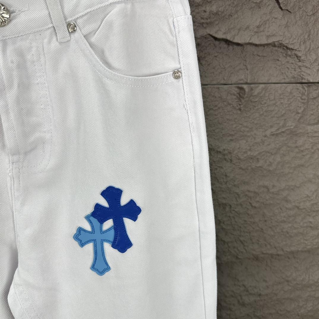 Chrome Hearts Straight Leg Jeans - FashionPlug