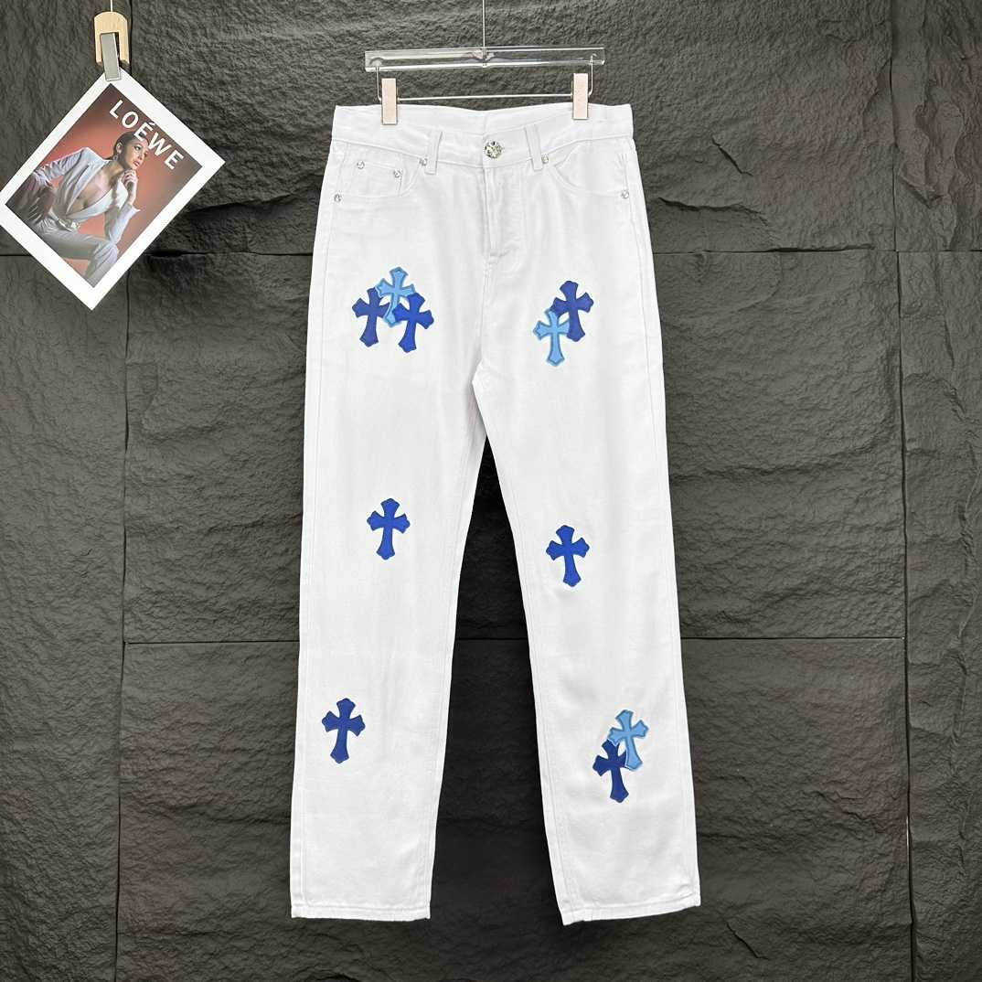Chrome Hearts Straight Leg Jeans - FashionPlug