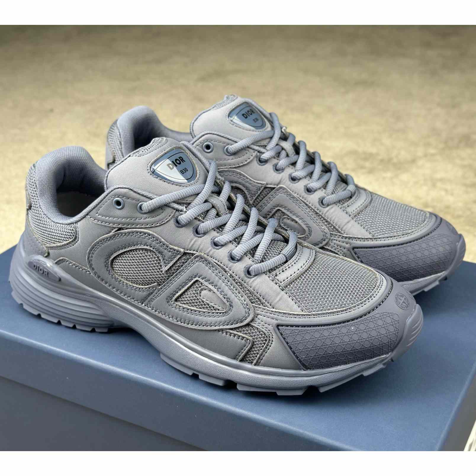 Stone Island x Dior B30 Sneaker  - FashionPlug