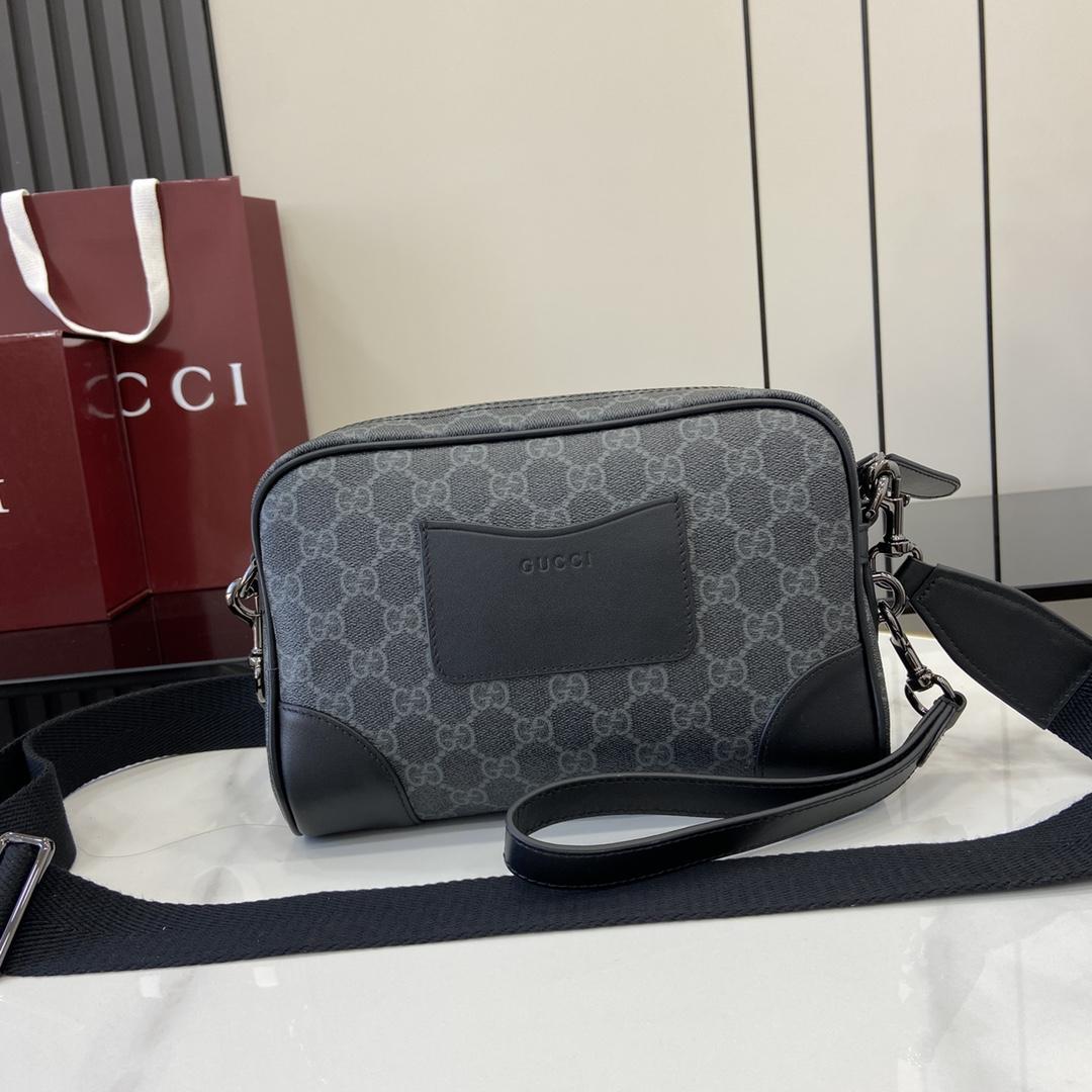 Gucci GG Emblem Small Crossbody Bag - FashionPlug
