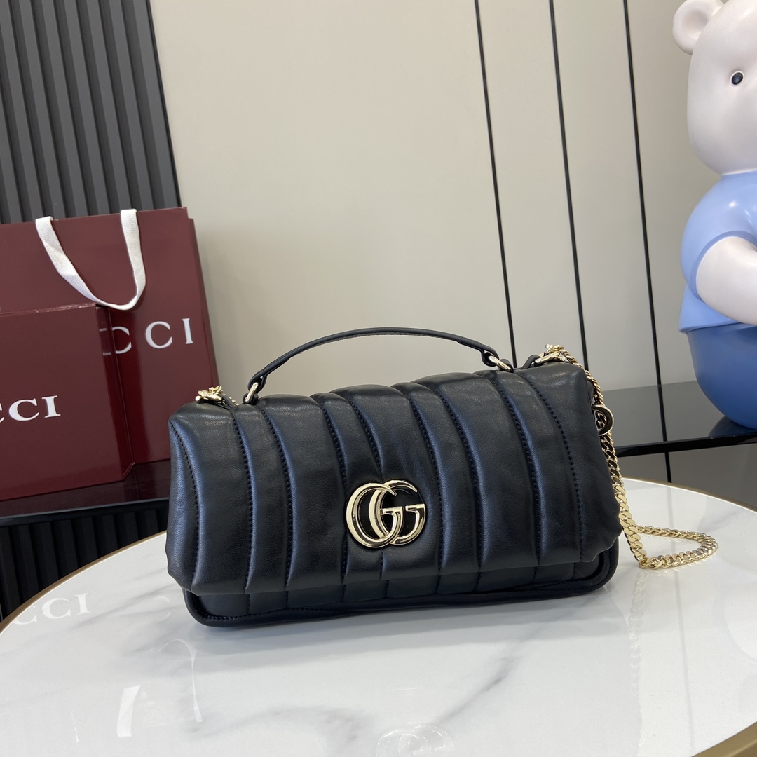 Gucci GG Milano Small Top Handle Bag - FashionPlug
