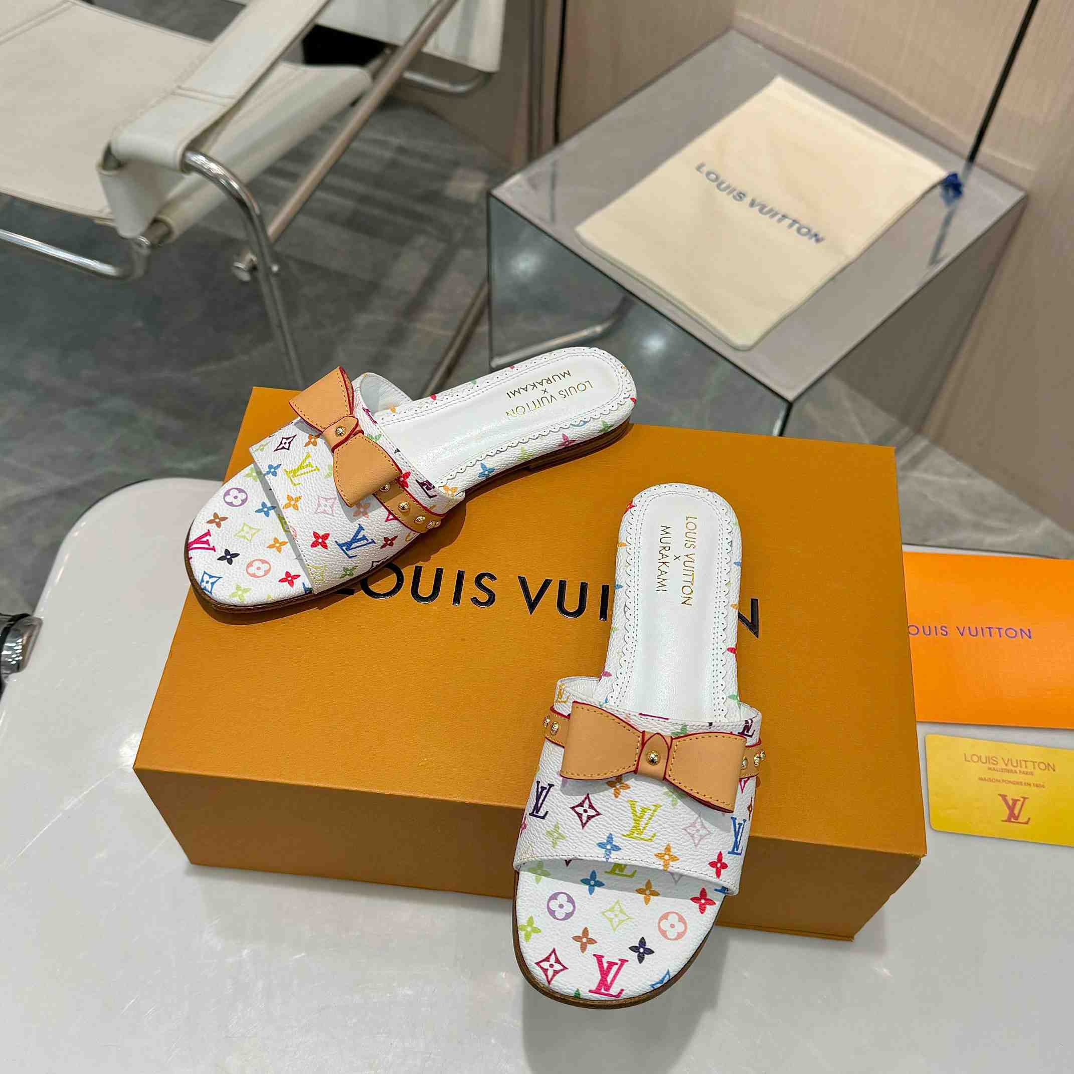 Louis Vuitton LV x TM 6AM Flat Mule   1AGZUV - FashionPlug