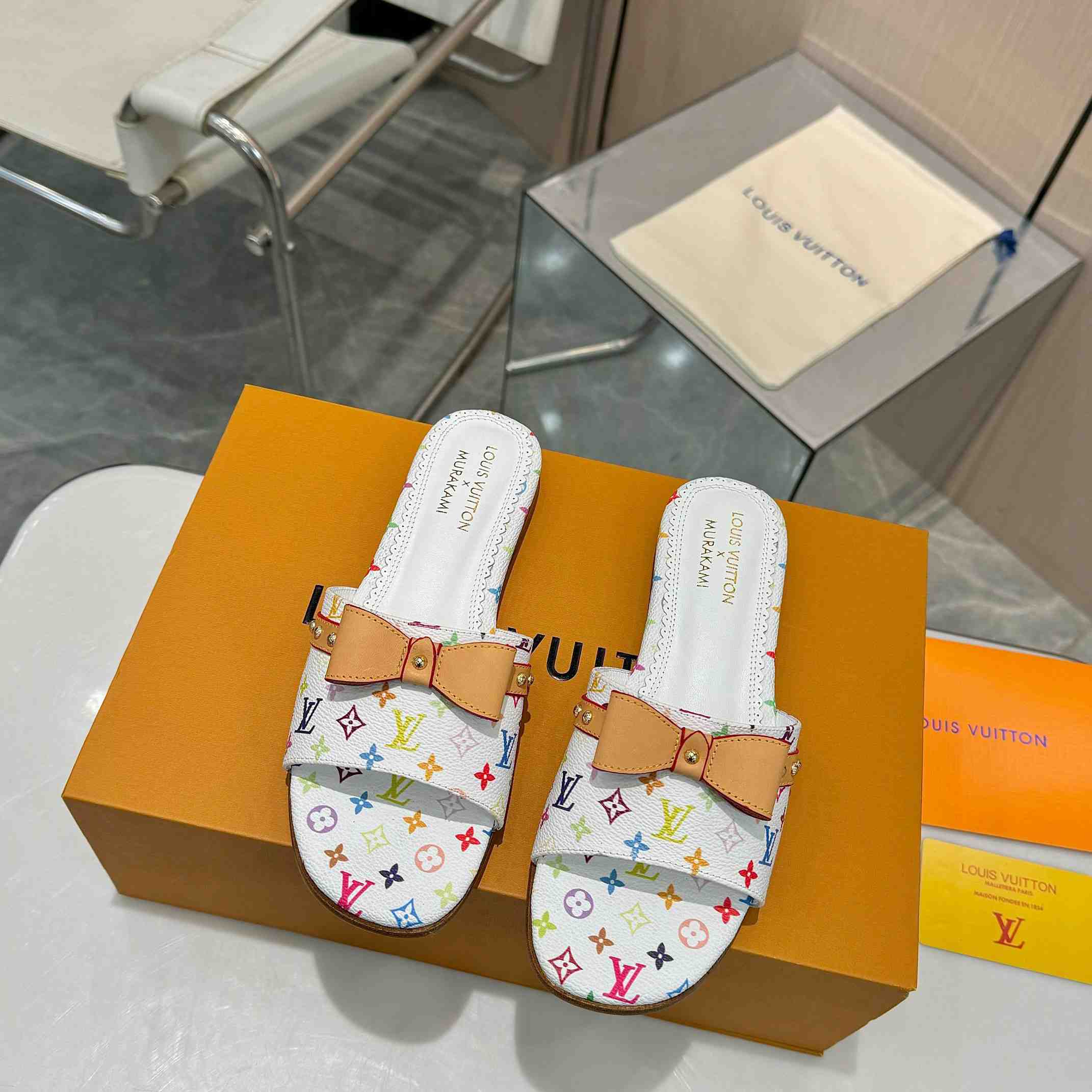 Louis Vuitton LV x TM 6AM Flat Mule   1AGZUV - FashionPlug