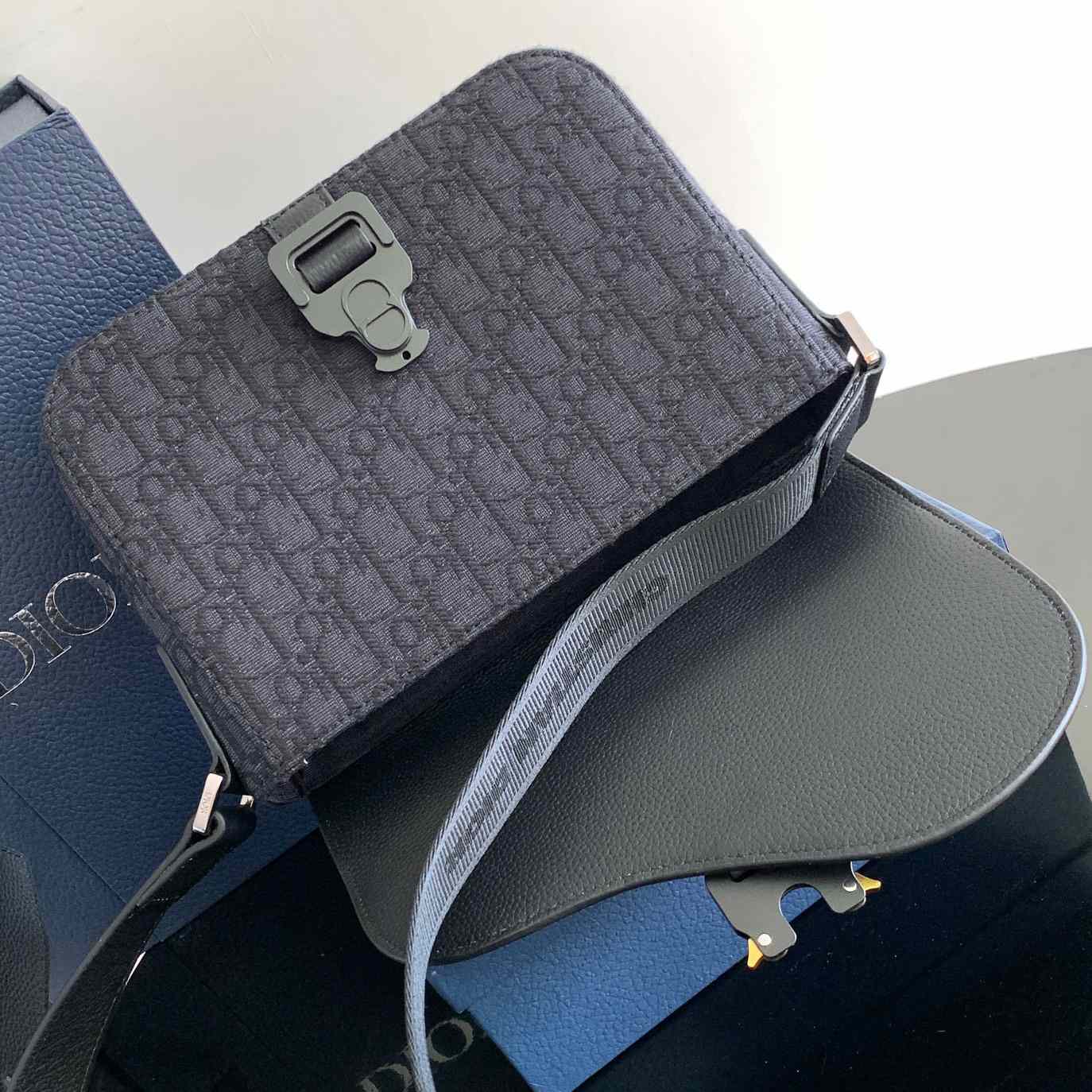 Dior Small Saddle Messenger Bag With Flap - FashionPlug