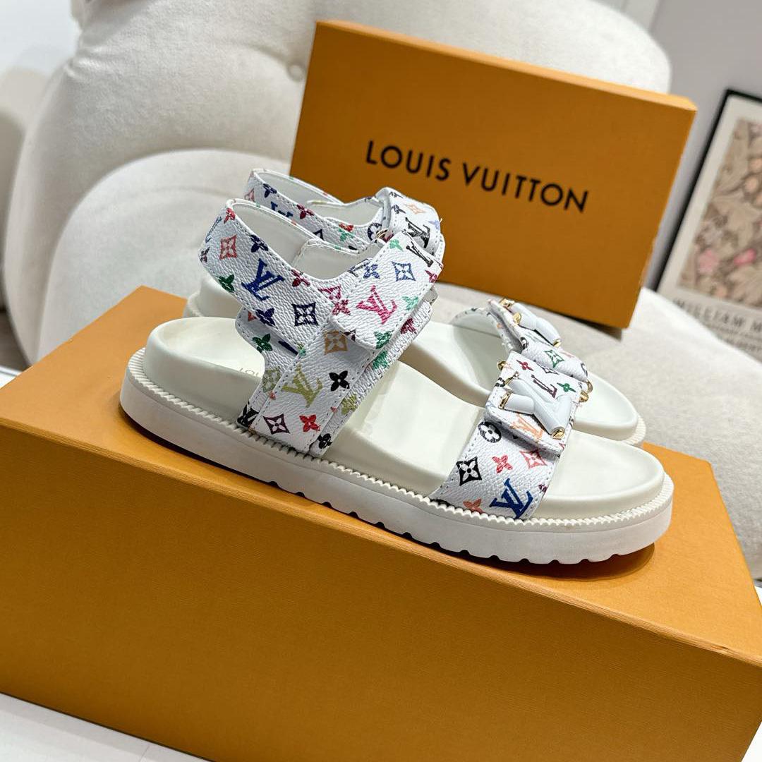 Louis Vuitton LV x TM LV Sunset Flat Comfort Sandal   1AGXEX - FashionPlug