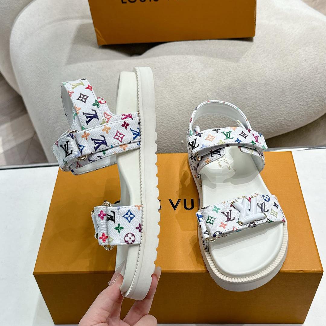Louis Vuitton LV x TM LV Sunset Flat Comfort Sandal   1AGXEX - FashionPlug