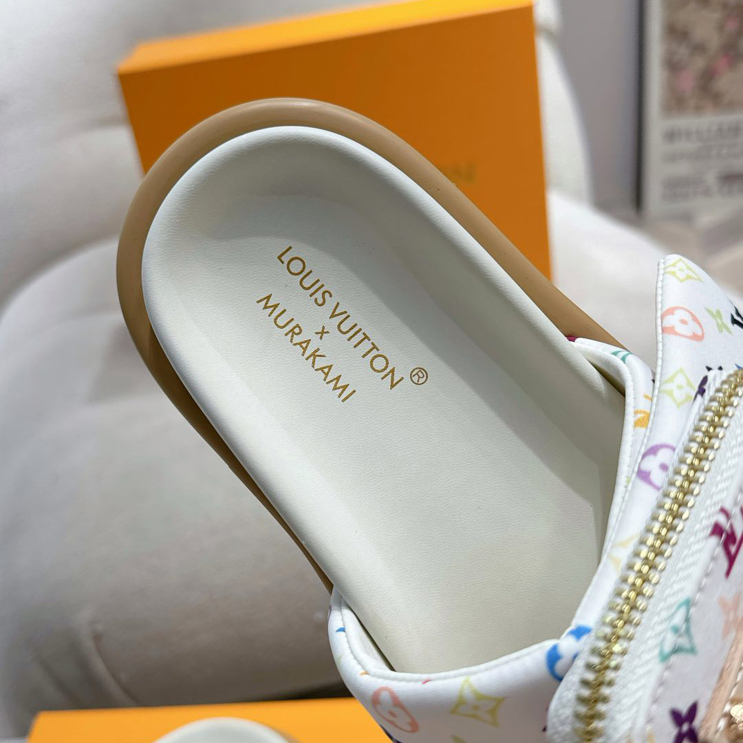 Louis Vuitton LV x TM Pool Pillow Flat Comfort Mule   1AGVQY - FashionPlug