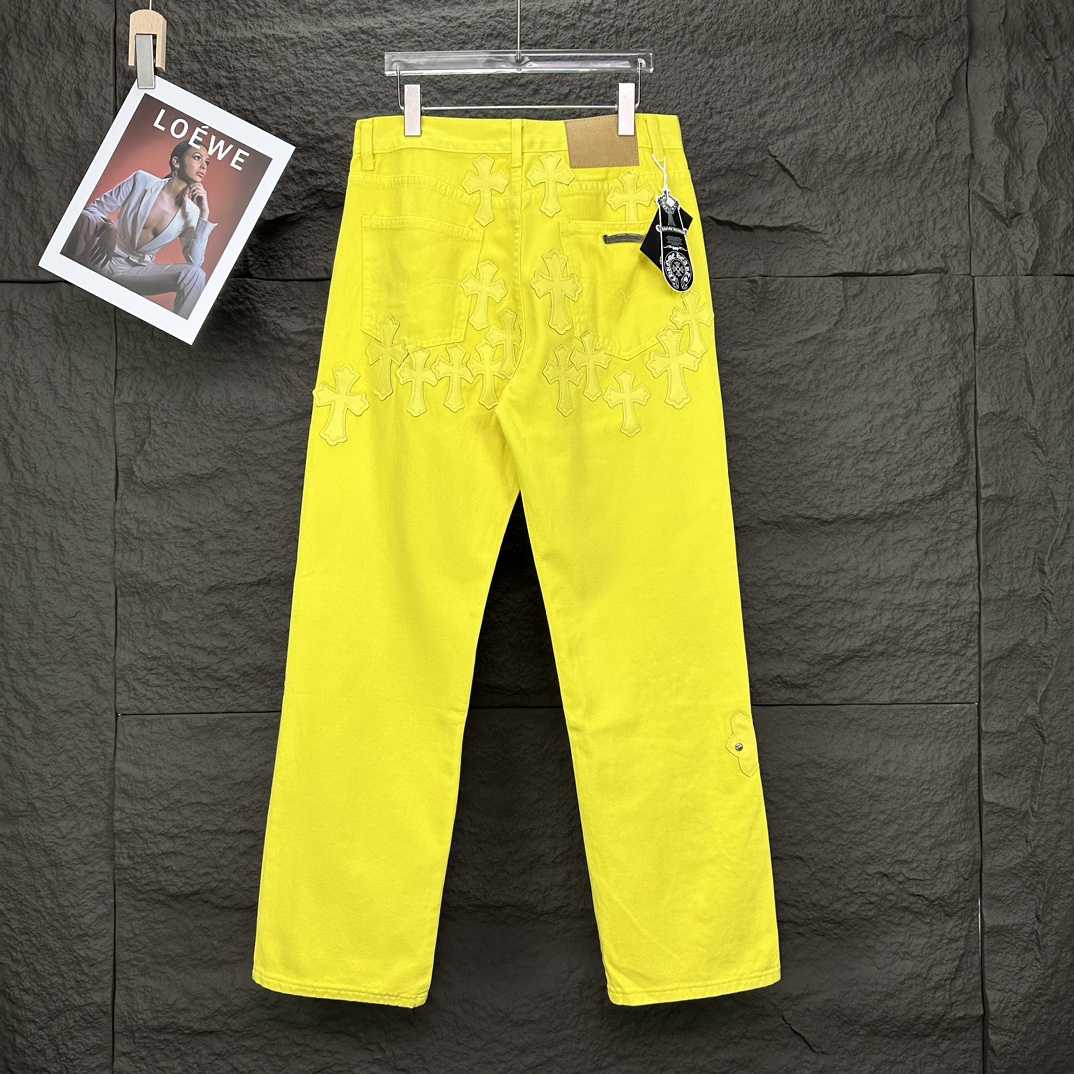 Chrome Hearts Straight Leg Jeans - FashionPlug