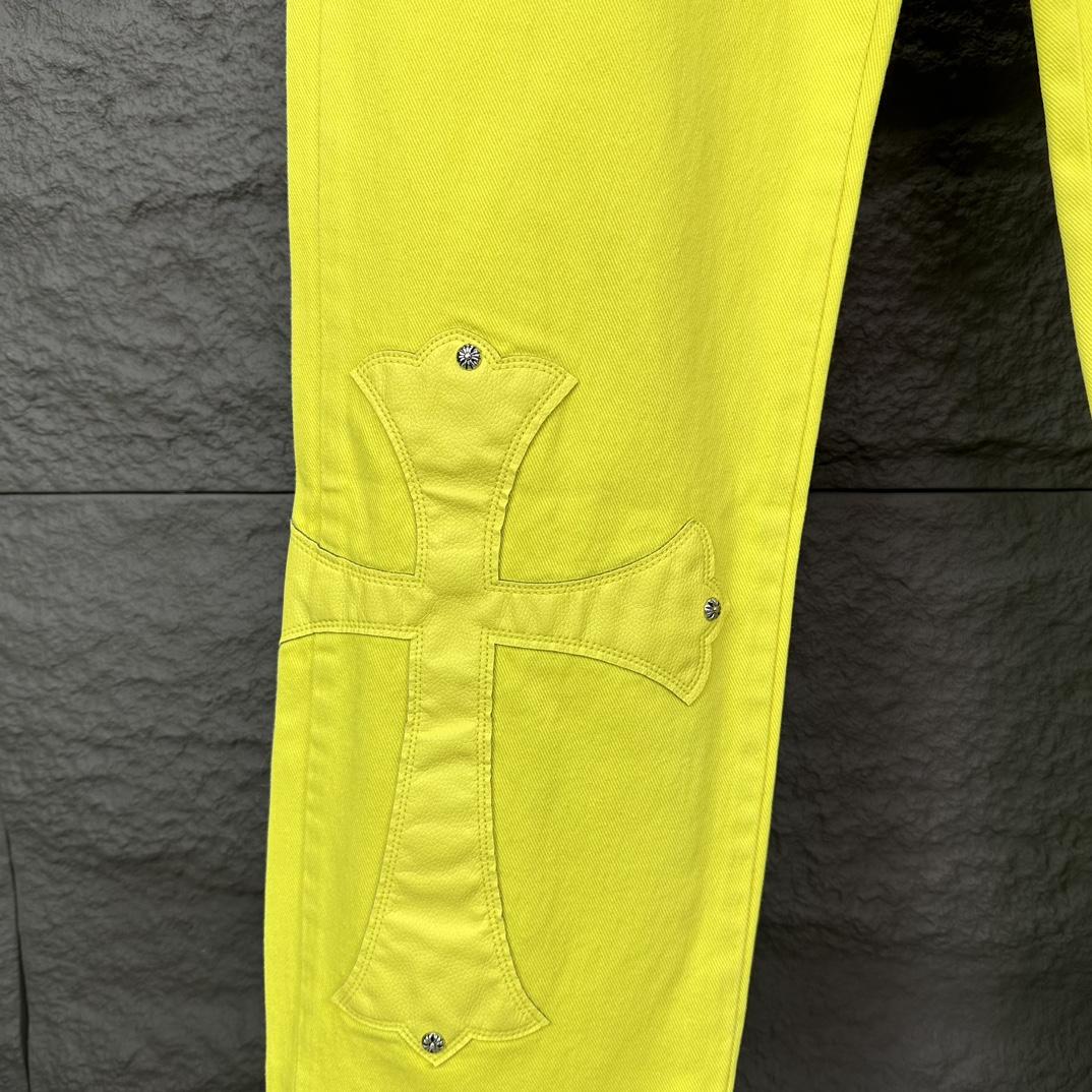 Chrome Hearts Straight Leg Jeans - FashionPlug