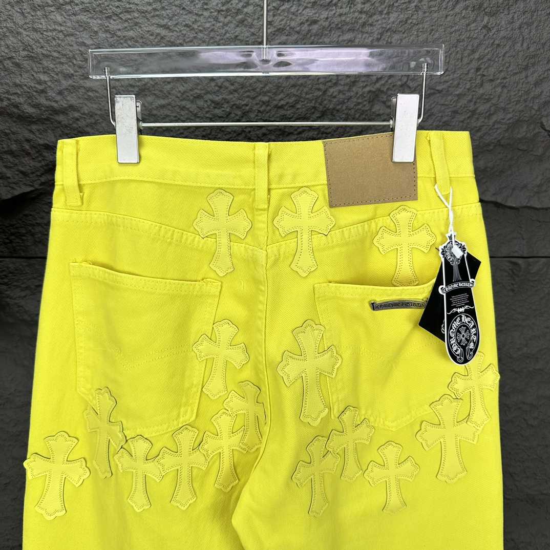 Chrome Hearts Straight Leg Jeans - FashionPlug