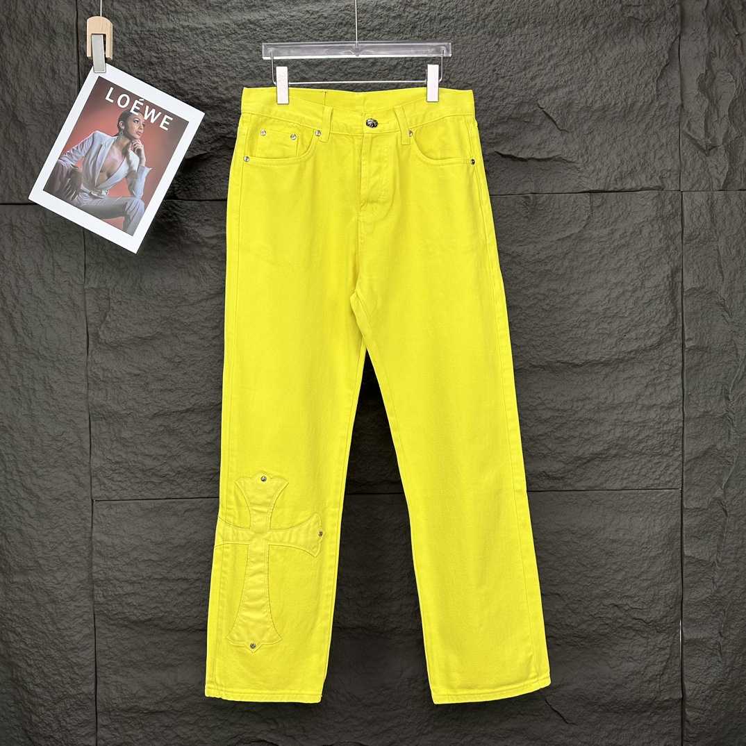 Chrome Hearts Straight Leg Jeans - FashionPlug