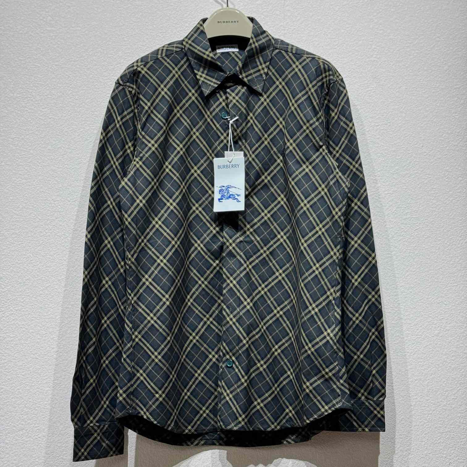 Burberry Regular Fit Check Cotton Shirt - FashionPlug