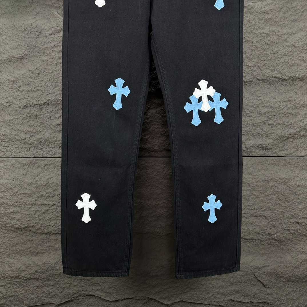 Chrome Hearts Straight Leg Jeans - FashionPlug