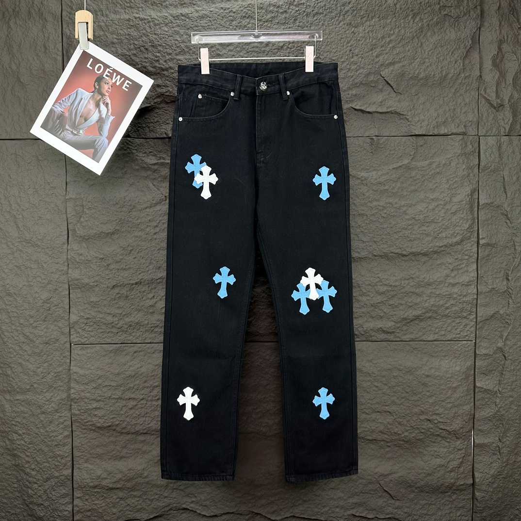 Chrome Hearts Straight Leg Jeans - FashionPlug