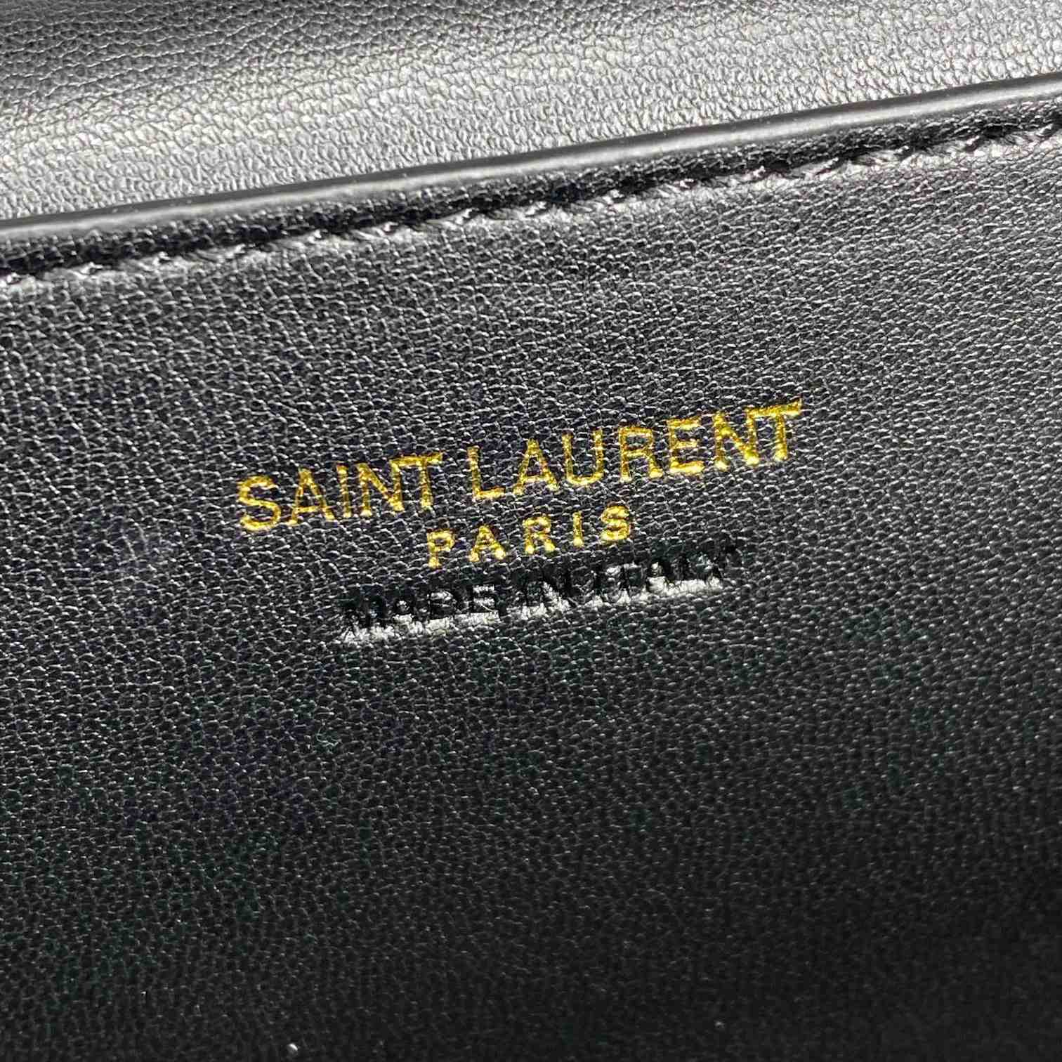 Saint Laurent Gaby Vanity Bag In Lambskin - FashionPlug