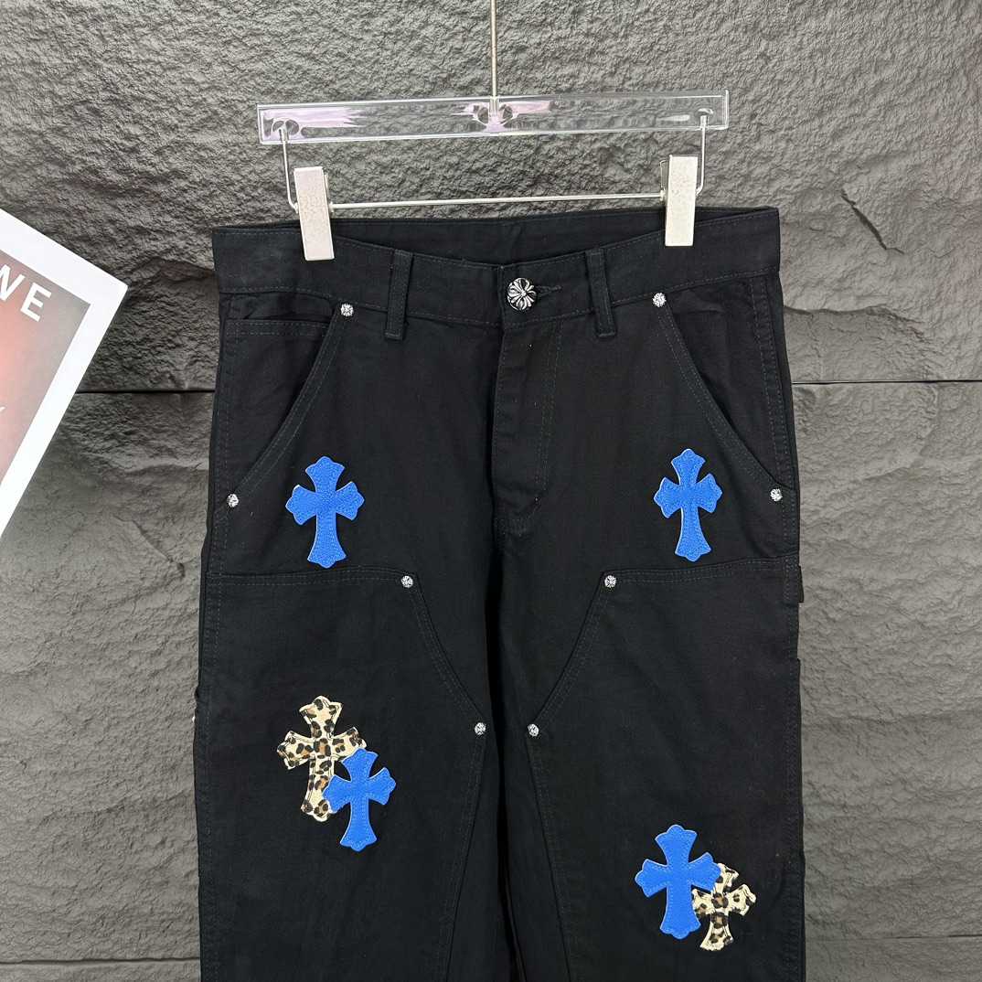 Chrome Hearts Straight Leg Jeans - FashionPlug