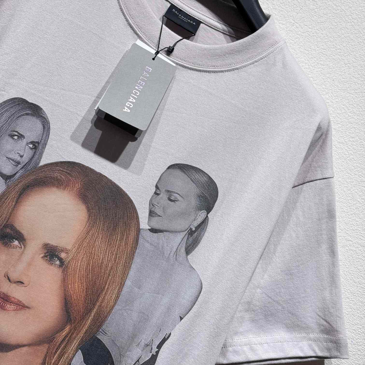 Balenciaga Nicole Kidman Oversized T-Shirt - FashionPlug