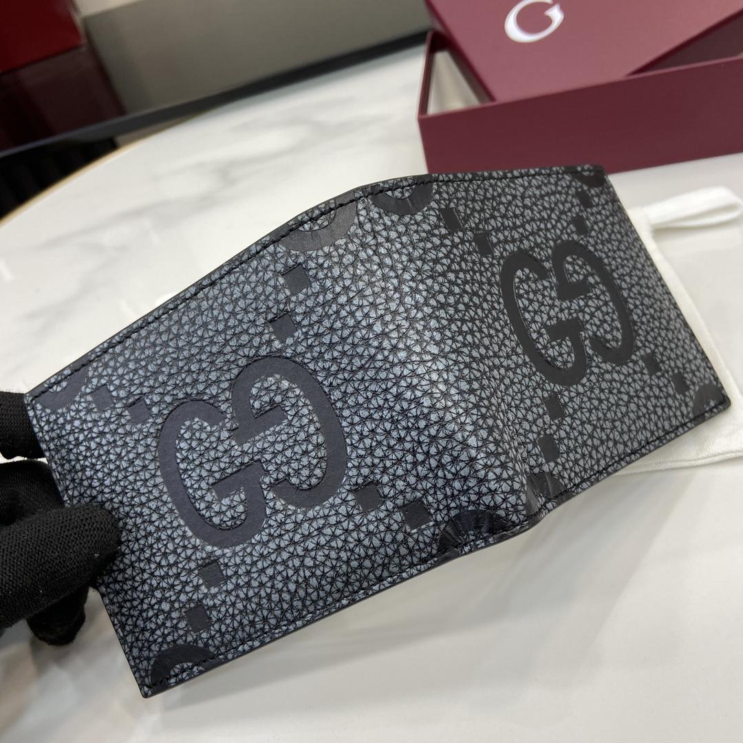 Gucci Maxi GG Bi-fold Wallet - FashionPlug