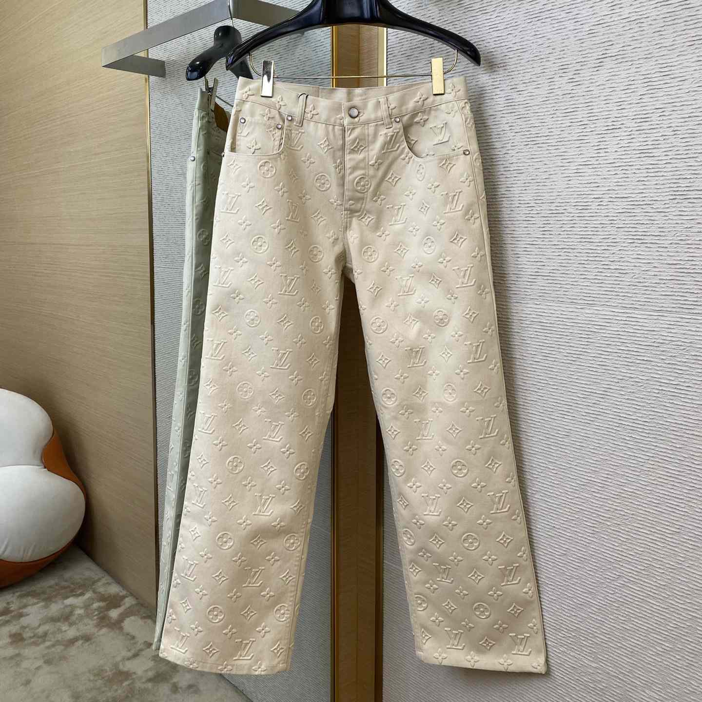 Louis Vuitton Damier Denim Pants - FashionPlug