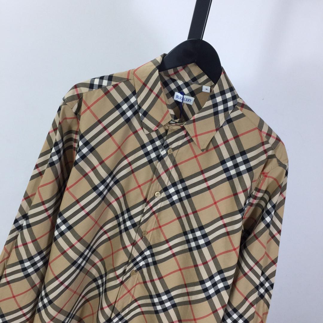Burberry Check Cotton Shirt - FashionPlug
