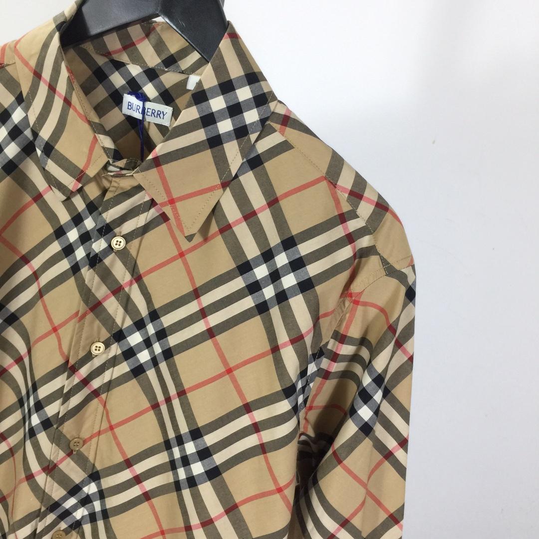 Burberry Check Cotton Shirt - FashionPlug