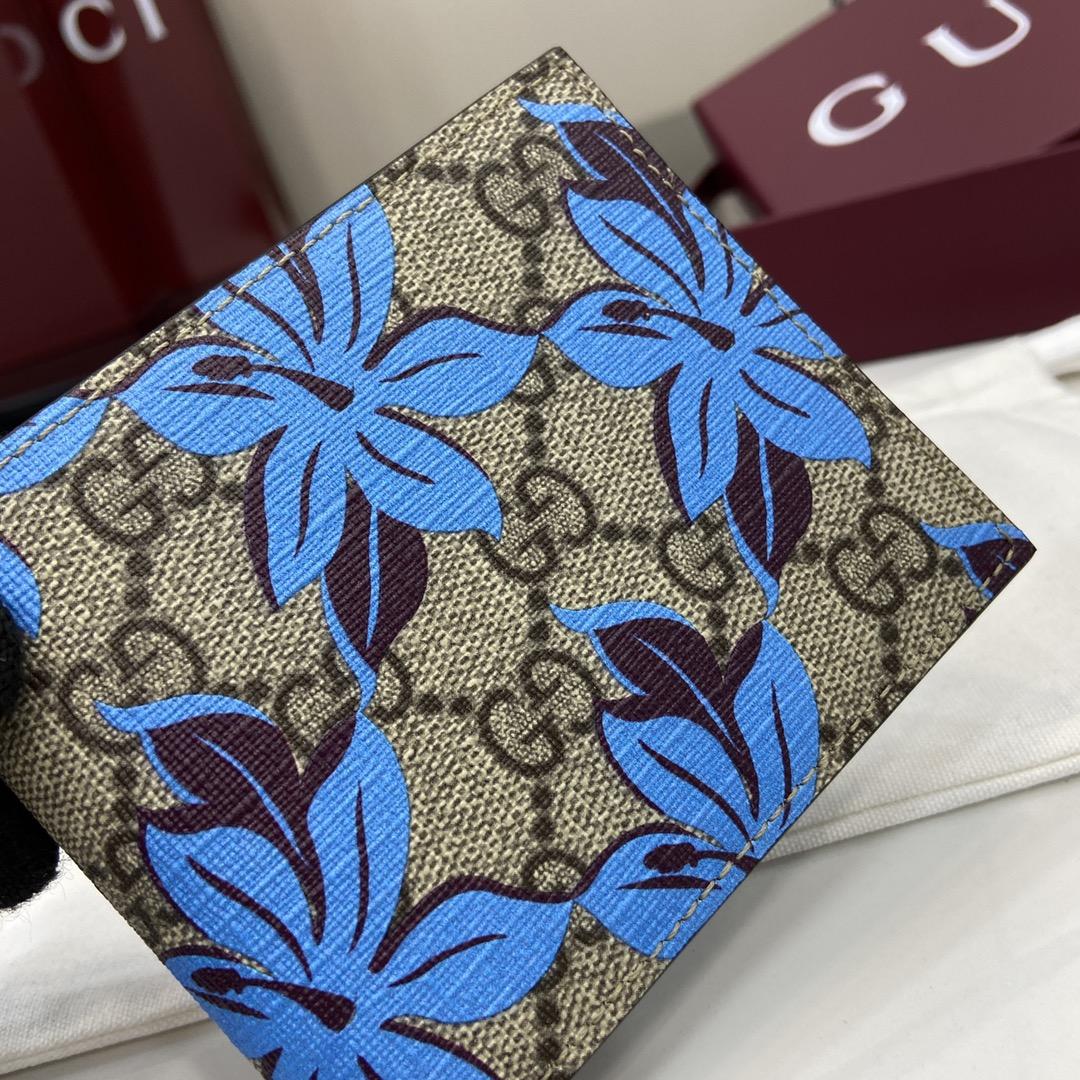 Gucci Bi-fold GG Printed Wallet - FashionPlug