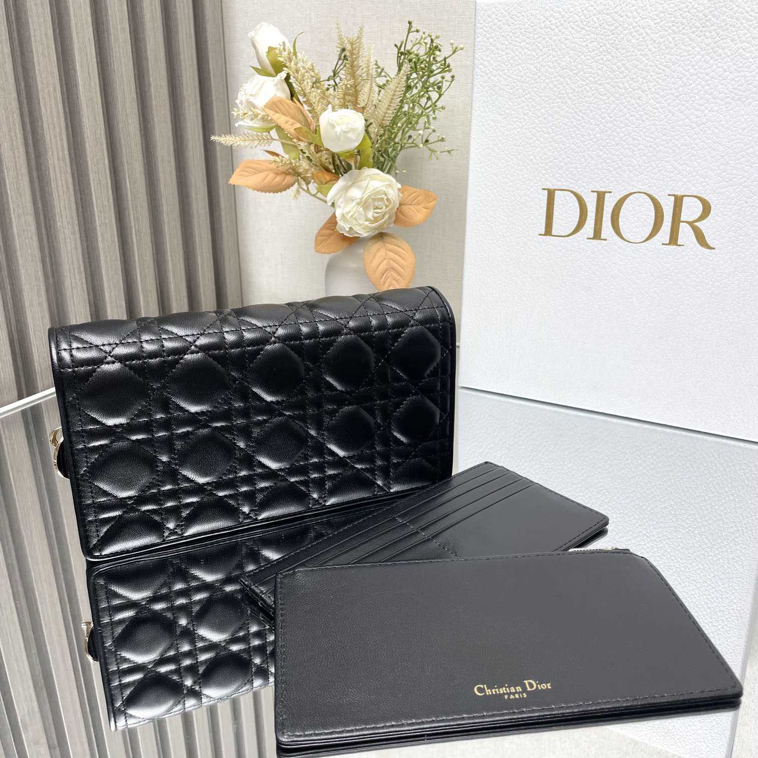 Dior Lady Dior Pouch - FashionPlug