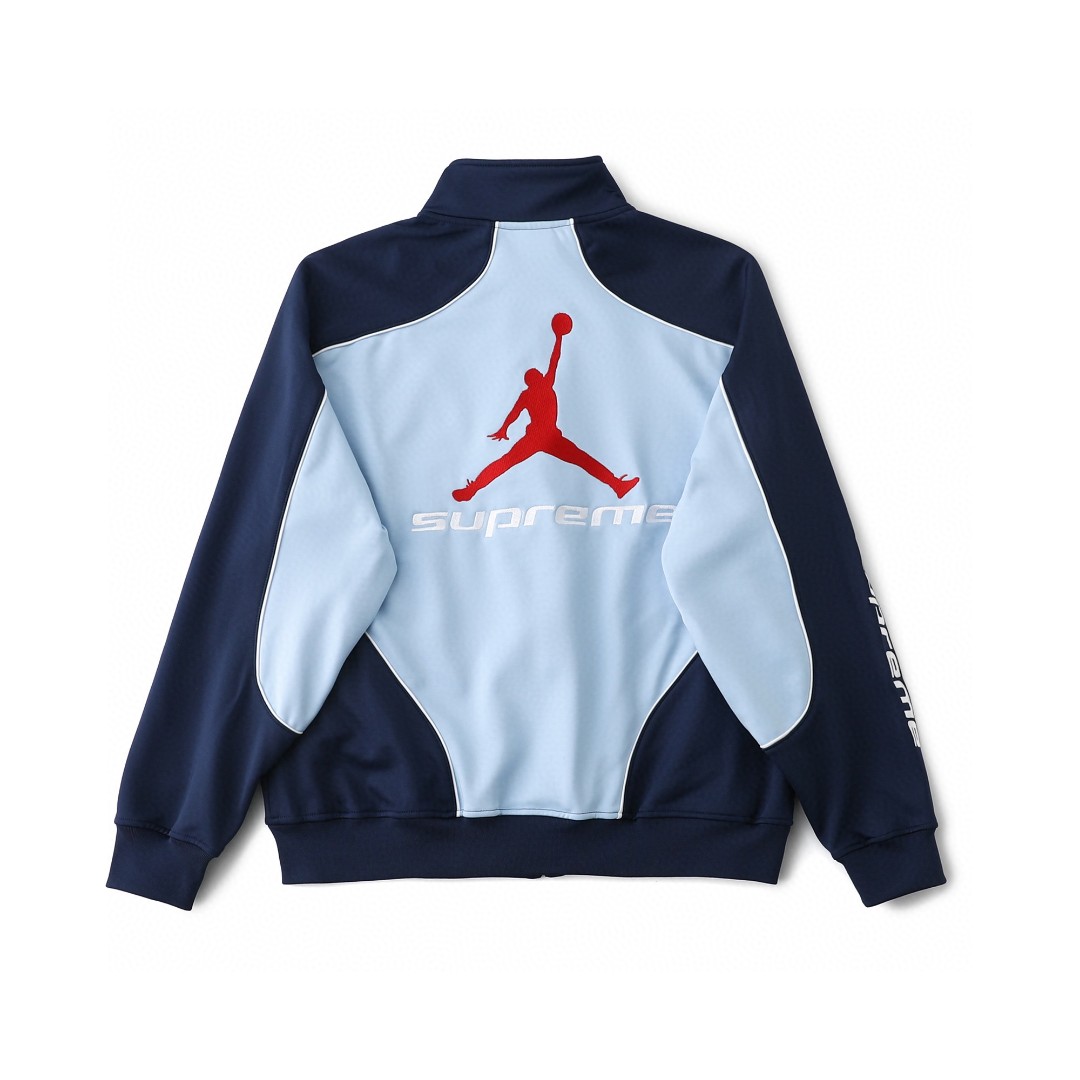 Supreme x Jordan Tricot Track Jacket - FashionPlug