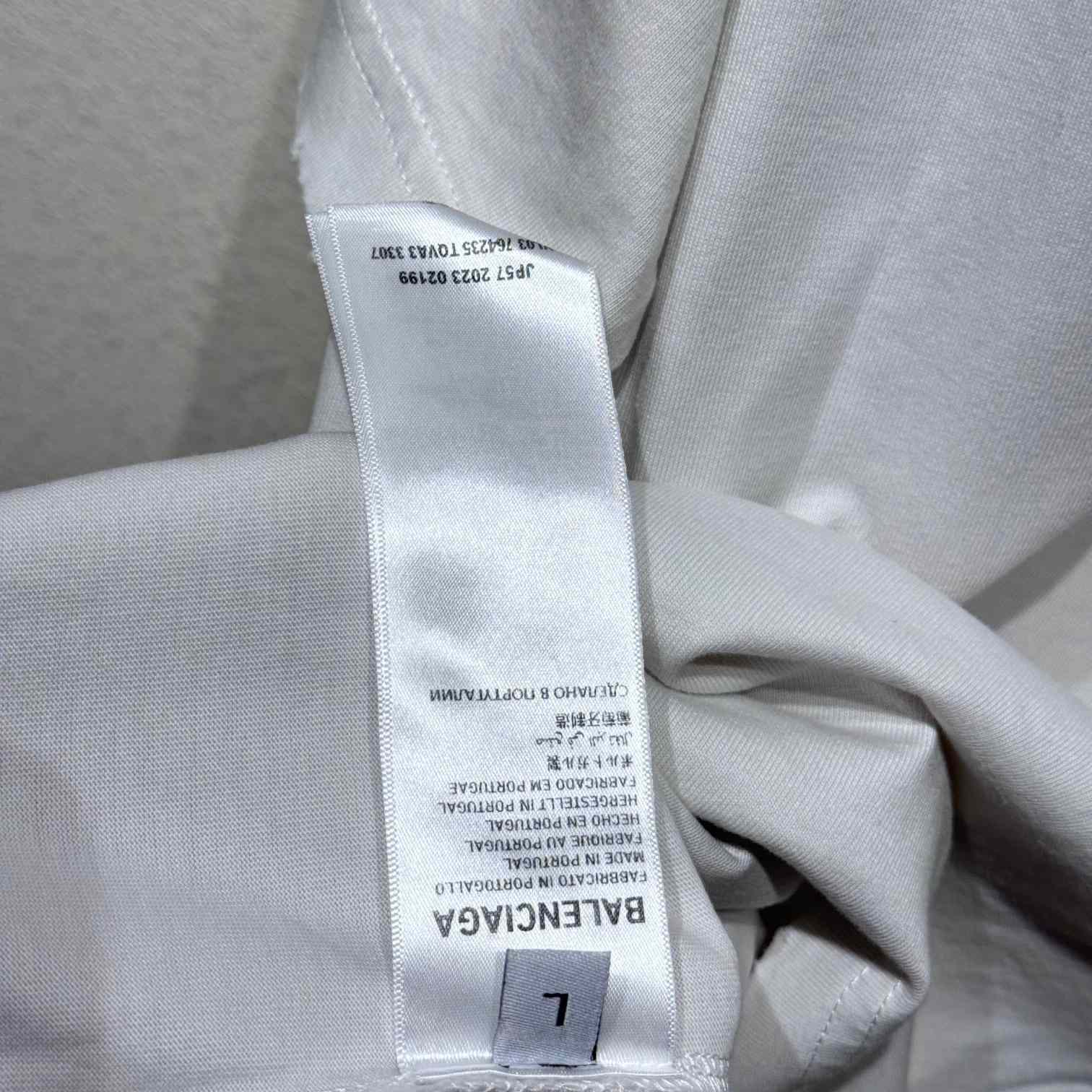 Balenciaga Stencil Type T-Shirt - FashionPlug