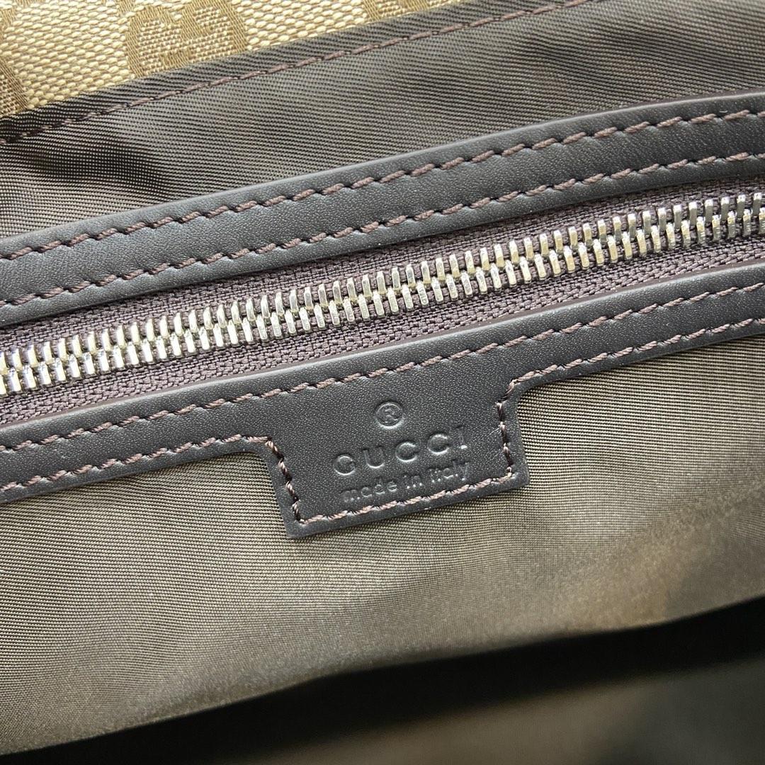 Gucci Medium GG Crossbody Bag With Web - FashionPlug