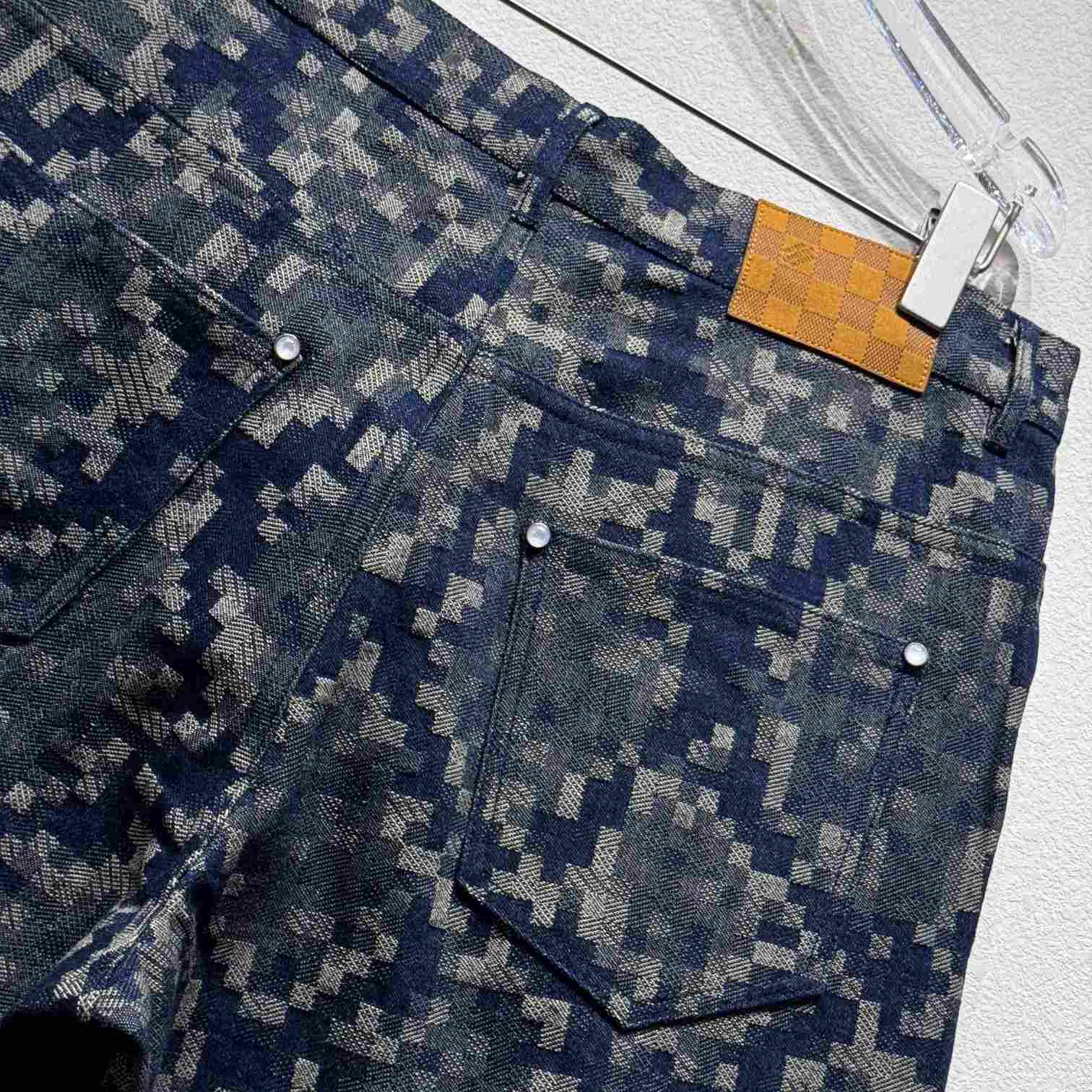 Louis Vuitton Graphic Denim Skate Pants   - FashionPlug