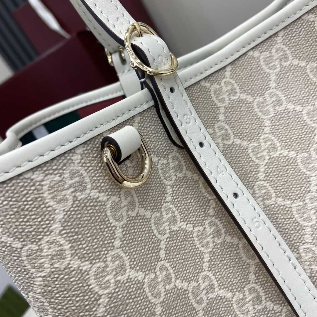 Gucci GG Emblem Small Tote Bag - FashionPlug