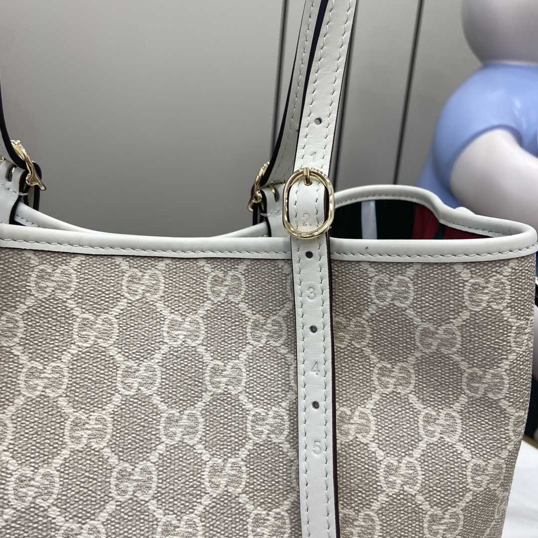 Gucci GG Emblem Small Tote Bag - FashionPlug