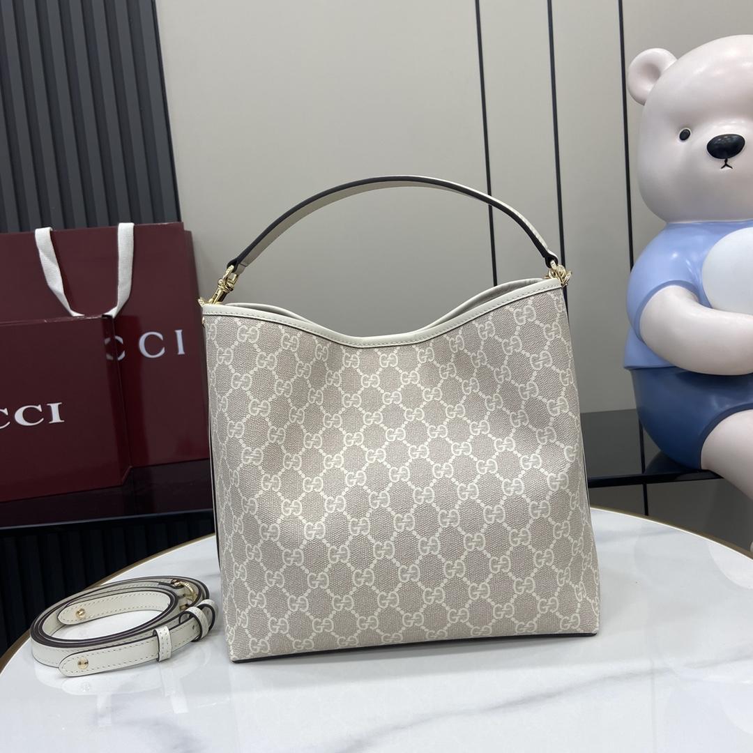 Gucci GG Emblem Small Shoulder Bag - FashionPlug