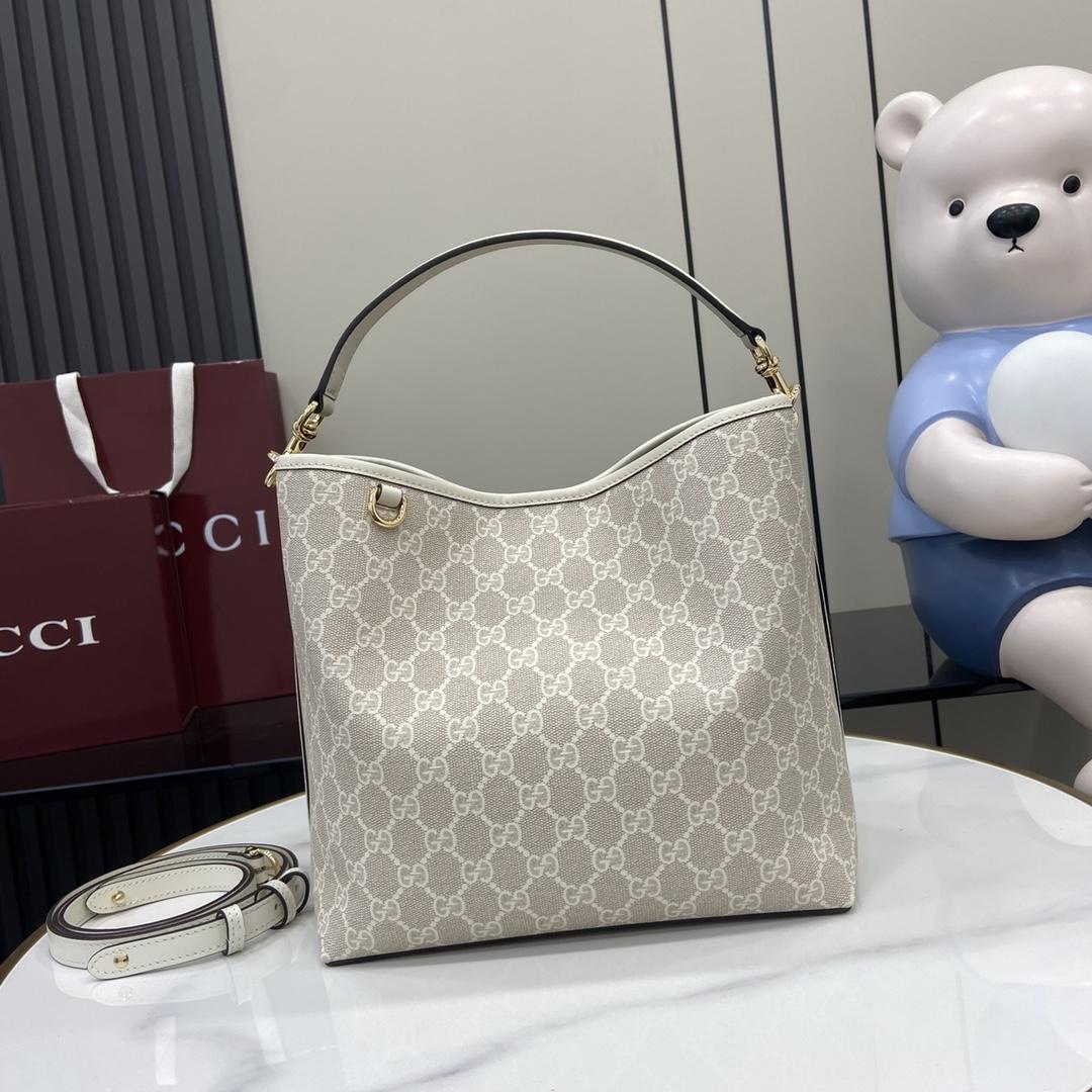 Gucci GG Emblem Small Shoulder Bag - FashionPlug