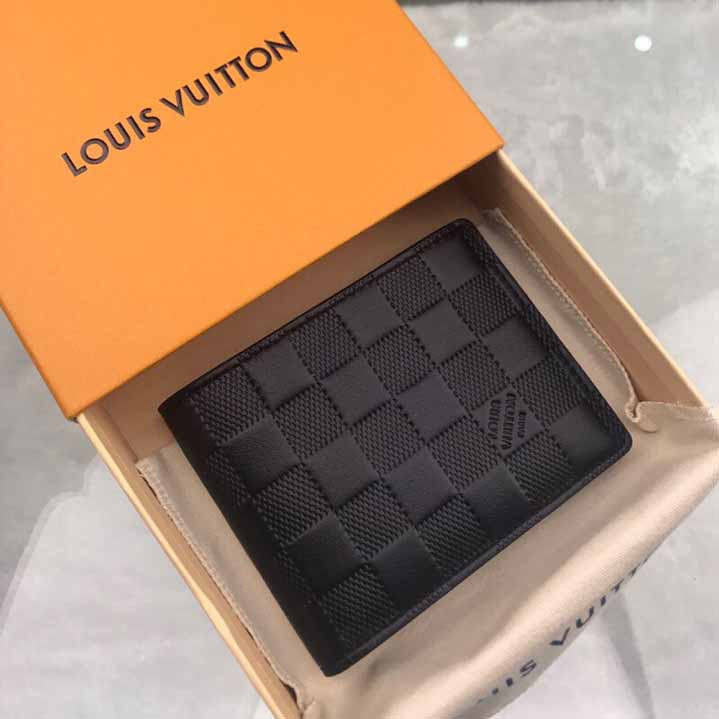 Louis Vuitton Damier Wallet 11.5X9cm   N63263 - FashionPlug