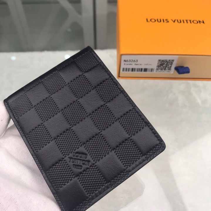Louis Vuitton Damier Wallet 11.5X9cm   N63263 - FashionPlug