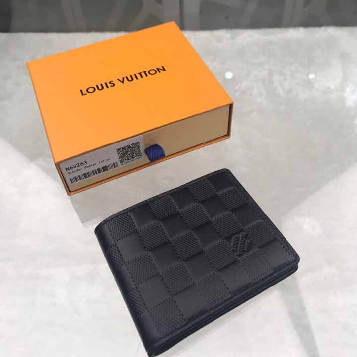 Louis Vuitton Damier Wallet 11.5X9cm   N63263 - FashionPlug