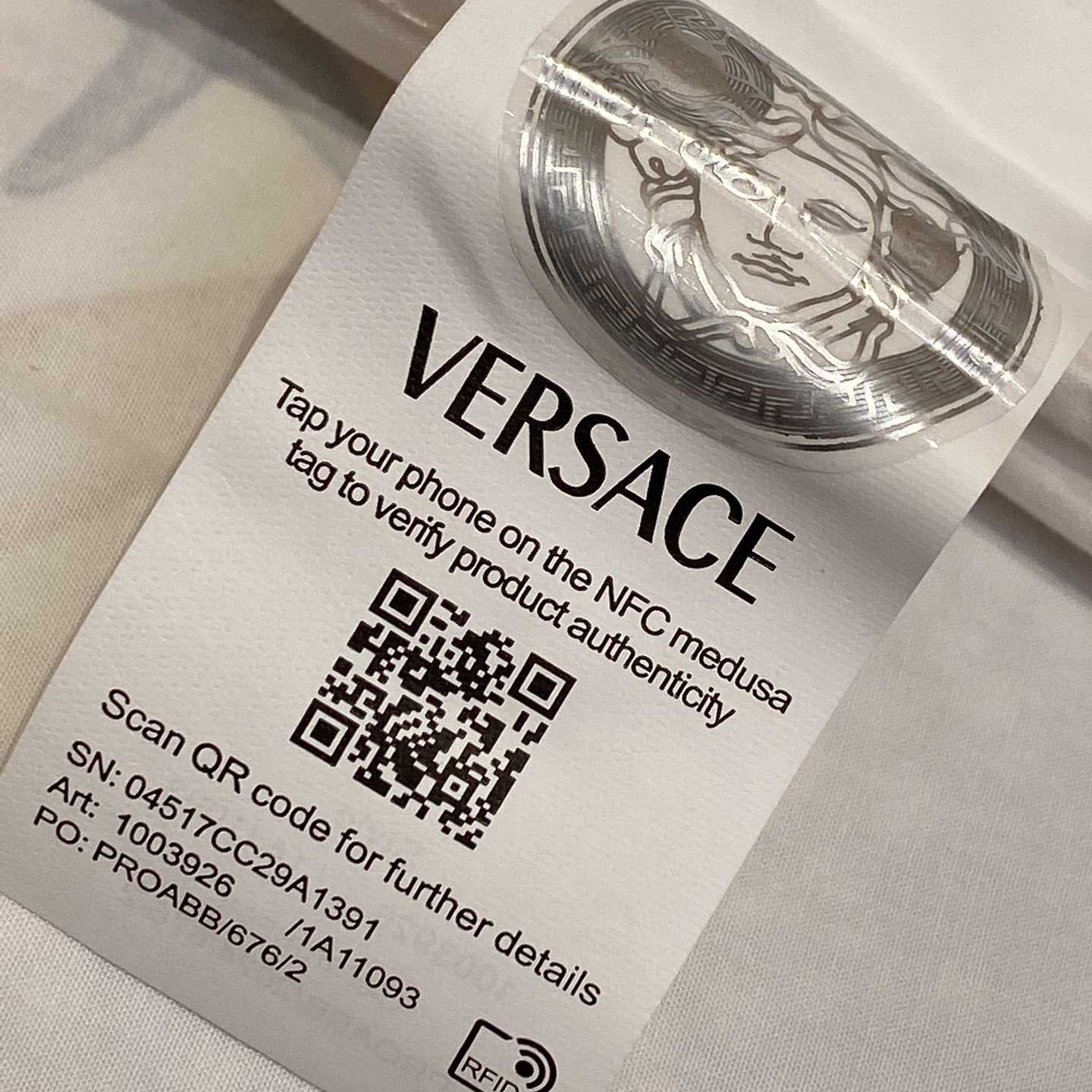 Versace Barocco Sea Cotton Shirt - FashionPlug