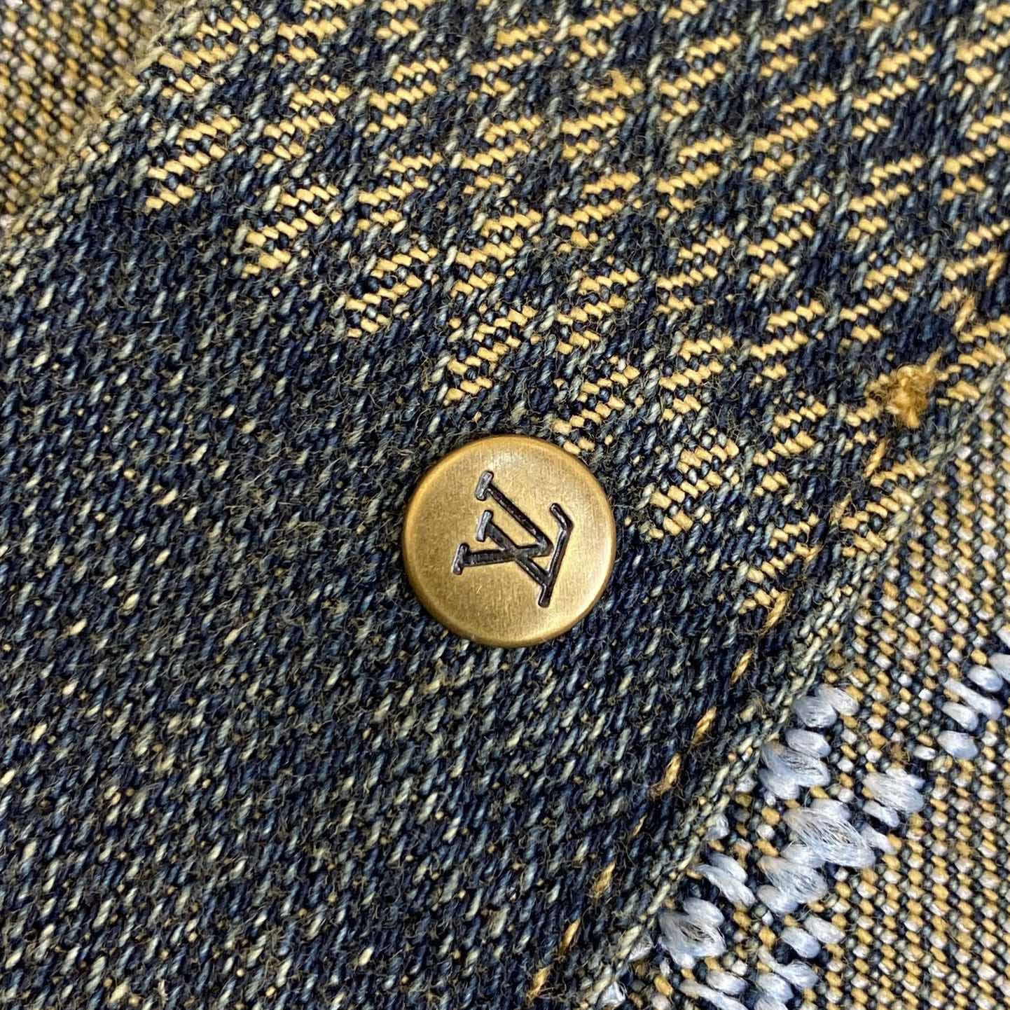 Louis Vuitton Damier Denim Pants - FashionPlug